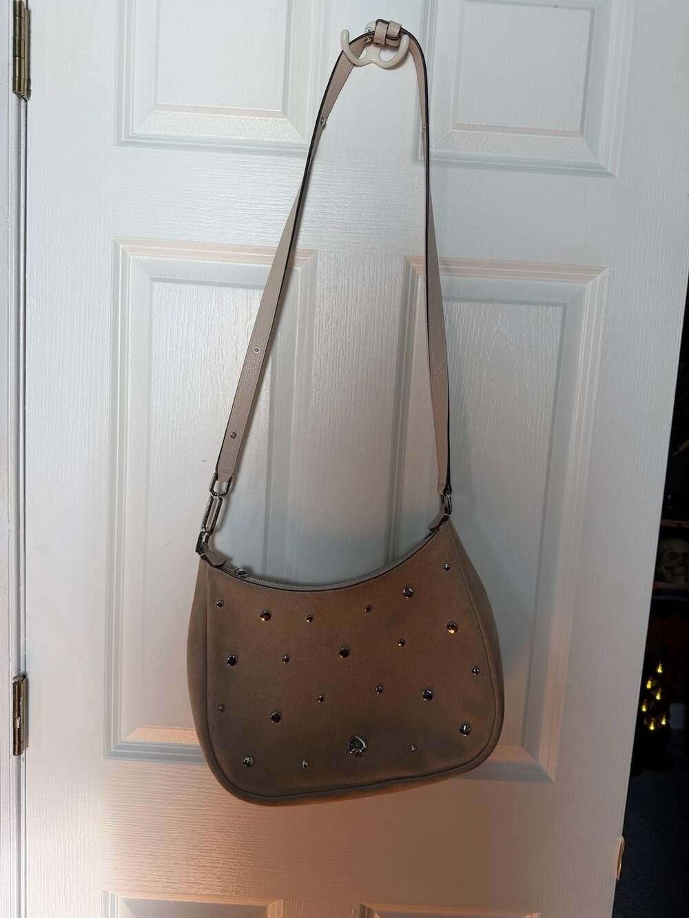 Kate Spade Kayla Suede Studs Shoulder Bag